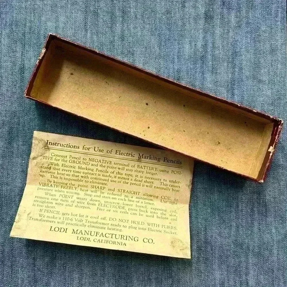 Vintage Electric Marking Pencil Tool by Lodi Manufacturing Co. - Picture 2 of 3